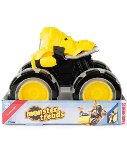 Електронна играчка Tomy - Monster Treads, Bumblebee, със светещи гуми - 7